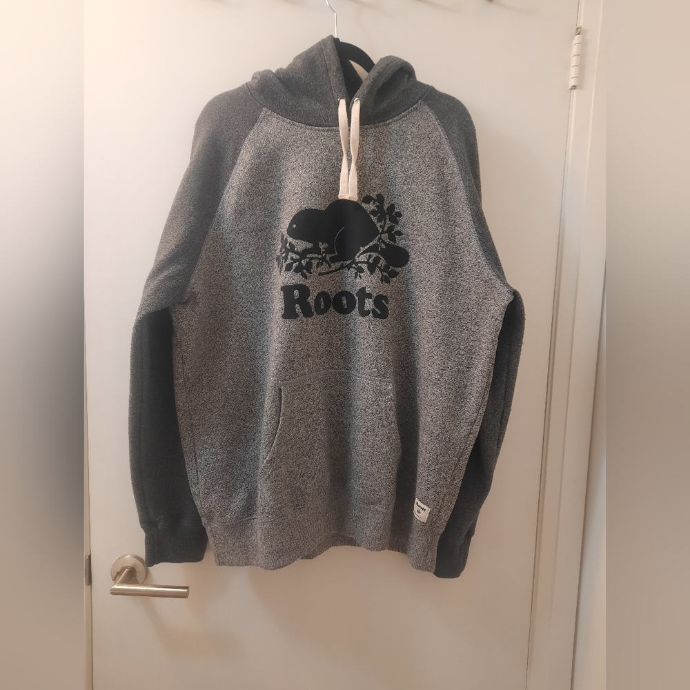 Roots Gray Hoodie for Men